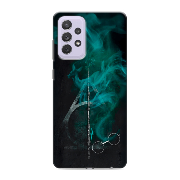 Силиконовый противоударный чехол на Samsung Galaxy A72 с принтом Гарри Поттер Harry Potter