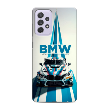 Силиконовый противоударный чехол на Samsung Galaxy A72 с принтом БМВ BMW