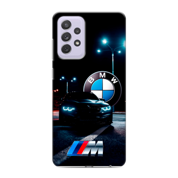 Силиконовый противоударный чехол на Samsung Galaxy A72 с принтом БМВ BMW