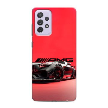 Силиконовый противоударный чехол на Samsung Galaxy A72 с принтом Мерседес Mercedes AMG Силиконовый противоударный чехол на Samsung Galaxy A72 с принтом Мерседес Mercedes AMG