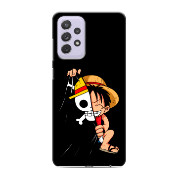 Силиконовый противоударный чехол на Samsung Galaxy A72 с принтом One Piece Ван Пис Силиконовый противоударный чехол на Samsung Galaxy A72 с принтом One Piece Ван Пис