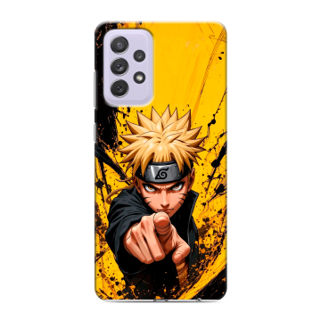 Силиконовый противоударный чехол на Samsung Galaxy A72 с принтом Naruto Наруто