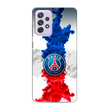 Силиконовый противоударный чехол на Samsung Galaxy A72 с принтом PSG ПСЖ Силиконовый противоударный чехол на Samsung Galaxy A72 с принтом PSG ПСЖ