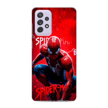 Силиконовый противоударный чехол на Samsung Galaxy A72 с принтом Spiderman Человек паук