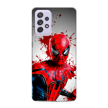 Силиконовый противоударный чехол на Samsung Galaxy A72 с принтом Spiderman Человек паук Силиконовый противоударный чехол на Samsung Galaxy A72 с принтом Spiderman Человек паук
