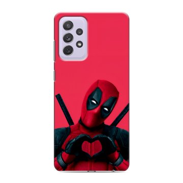 Силиконовый противоударный чехол на Samsung Galaxy A72 с принтом Дедпул Deadpool Силиконовый противоударный чехол на Samsung Galaxy A72 с принтом Дедпул Deadpool