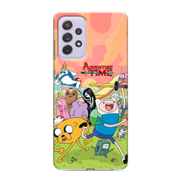 Силиконовый противоударный чехол на Samsung Galaxy A72 с принтом Adventure time Время приключений Силиконовый противоударный чехол на Samsung Galaxy A72 с принтом Adventure time Время приключений