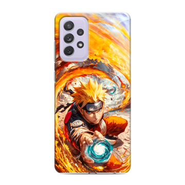 Силиконовый противоударный чехол на Samsung Galaxy A72 с принтом Аниме Наруто Naruto