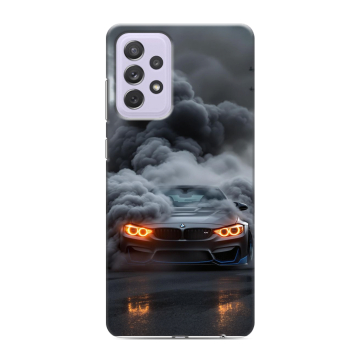 Силиконовый противоударный чехол на Samsung Galaxy A72 с принтом BMW БМВ