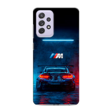Силиконовый противоударный чехол на Samsung Galaxy A72 с принтом BMW БМВ
