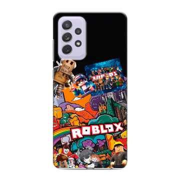 Силиконовый противоударный чехол на Samsung Galaxy A72 с принтом Roblox Роблокс Силиконовый противоударный чехол на Samsung Galaxy A72 с принтом Roblox Роблокс