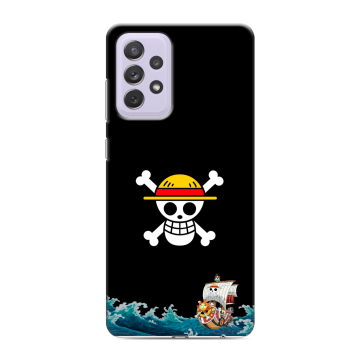 Силиконовый противоударный чехол на Samsung Galaxy A72 с принтом One Piece Ван Пис