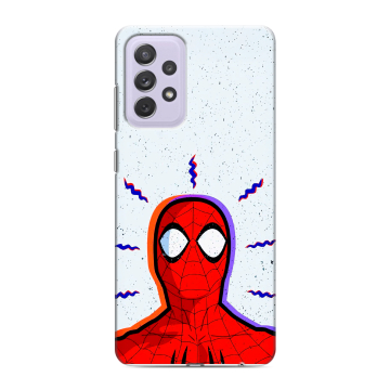 Силиконовый противоударный чехол на Samsung Galaxy A72 с принтом Spiderman Человек паук Силиконовый противоударный чехол на Samsung Galaxy A72 с принтом Spiderman Человек паук
