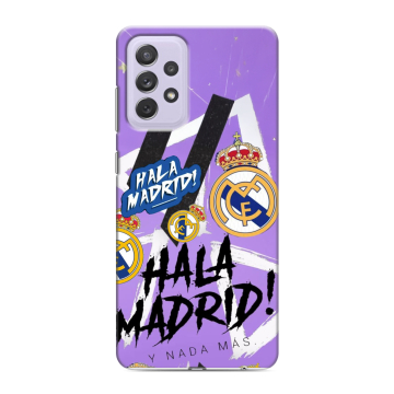 Силиконовый противоударный чехол на Samsung Galaxy A72 с принтом Real Madrid Реал Мадрид