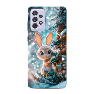 Силиконовый противоударный чехол на Samsung Galaxy A72 с принтом Новый год Силиконовый противоударный чехол на Samsung Galaxy A72 с принтом Новый год