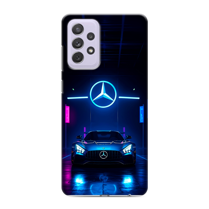 Силиконовый противоударный чехол на Samsung Galaxy A72 с принтом Mercedes Мерседес Силиконовый противоударный чехол на Samsung Galaxy A72 с принтом Mercedes Мерседес