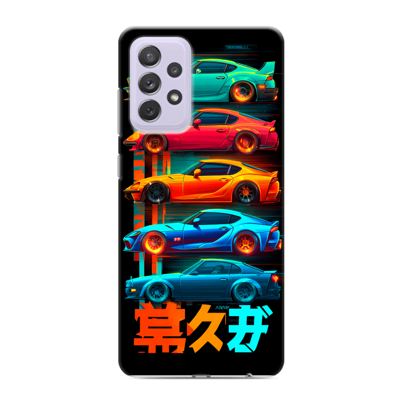 Пластиковый чехол на Samsung Galaxy A72 с принтом машины тачки Пластиковый чехол на Samsung Galaxy A72 с принтом машины тачки