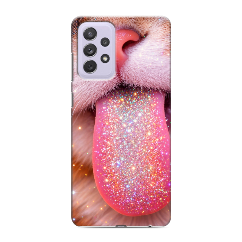 Пластиковый чехол на Samsung Galaxy A72 с принтом для девочек Пластиковый чехол на Samsung Galaxy A72 с принтом для девочек