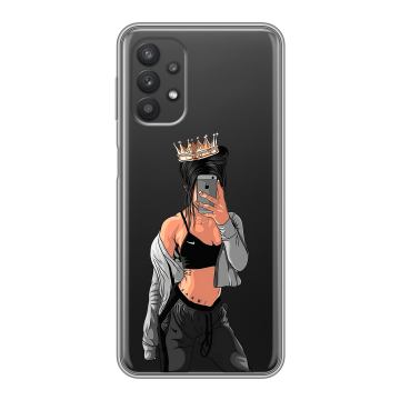 Силиконовый чехол на Samsung Galaxy A32 с принтом Женские принты Силиконовый чехол на Samsung Galaxy A32 с принтом Женские принты