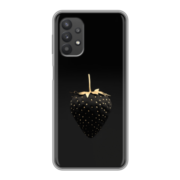 Силиконовый чехол на Samsung Galaxy A32 с принтом Черная клубника Силиконовый чехол на Samsung Galaxy A32 с принтом Черная клубника