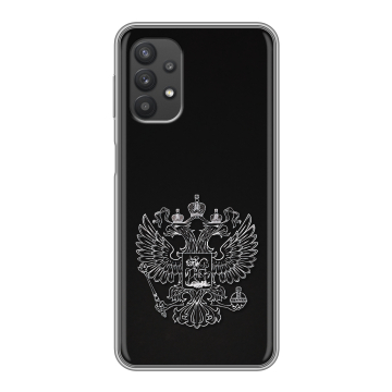 Силиконовый чехол на Samsung Galaxy A32 с принтом Герб России Силиконовый чехол на Samsung Galaxy A32 с принтом Герб России