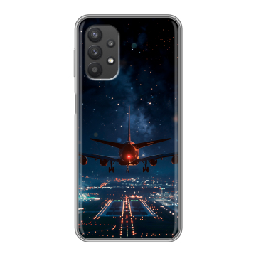 Силиконовый чехол на Samsung Galaxy A32 с принтом самолет Силиконовый чехол на Samsung Galaxy A32 с принтом самолет