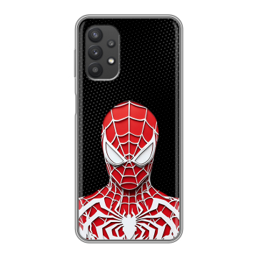 Силиконовый чехол на Samsung Galaxy A32 с принтом человек паук spiderman