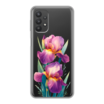Силиконовый чехол на Samsung Galaxy A32 с принтом Цветы орхидеи Силиконовый чехол на Samsung Galaxy A32 с принтом Цветы орхидеи
