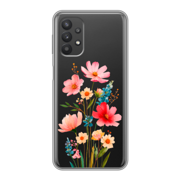 Силиконовый чехол на Samsung Galaxy A32 с принтом Цветы Силиконовый чехол на Samsung Galaxy A32 с принтом Цветы