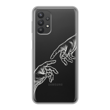 Силиконовый чехол на Samsung Galaxy A32 с принтом Сотворение мира Силиконовый чехол на Samsung Galaxy A32 с принтом Сотворение мира