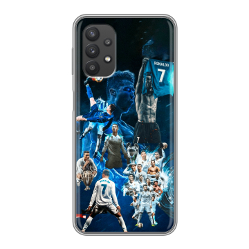 Силиконовый чехол на Samsung Galaxy A32 с принтом Реал Роналдо