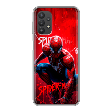 Силиконовый чехол на Samsung Galaxy A32 с принтом Spiderman Человек паук