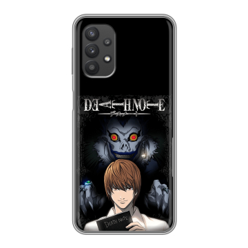 Силиконовый чехол на Samsung Galaxy A32 с принтом Death note Тетрадь смерти