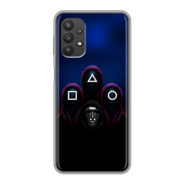 Силиконовый чехол на Samsung Galaxy A32 с принтом Игра Кальмара Силиконовый чехол на Samsung Galaxy A32 с принтом Игра Кальмара