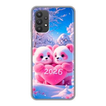 Силиконовый чехол на Samsung Galaxy A32 с принтом Новый год Силиконовый чехол на Samsung Galaxy A32 с принтом Новый год