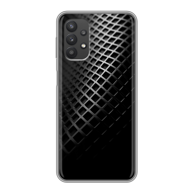 Силиконовый чехол на Samsung Galaxy A32 с принтом Текстура металла Силиконовый чехол на Samsung Galaxy A32 с принтом Текстура металла