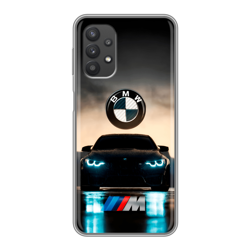 Силиконовый чехол на Samsung Galaxy A32 с принтом БМВ BMW Силиконовый чехол на Samsung Galaxy A32 с принтом БМВ BMW