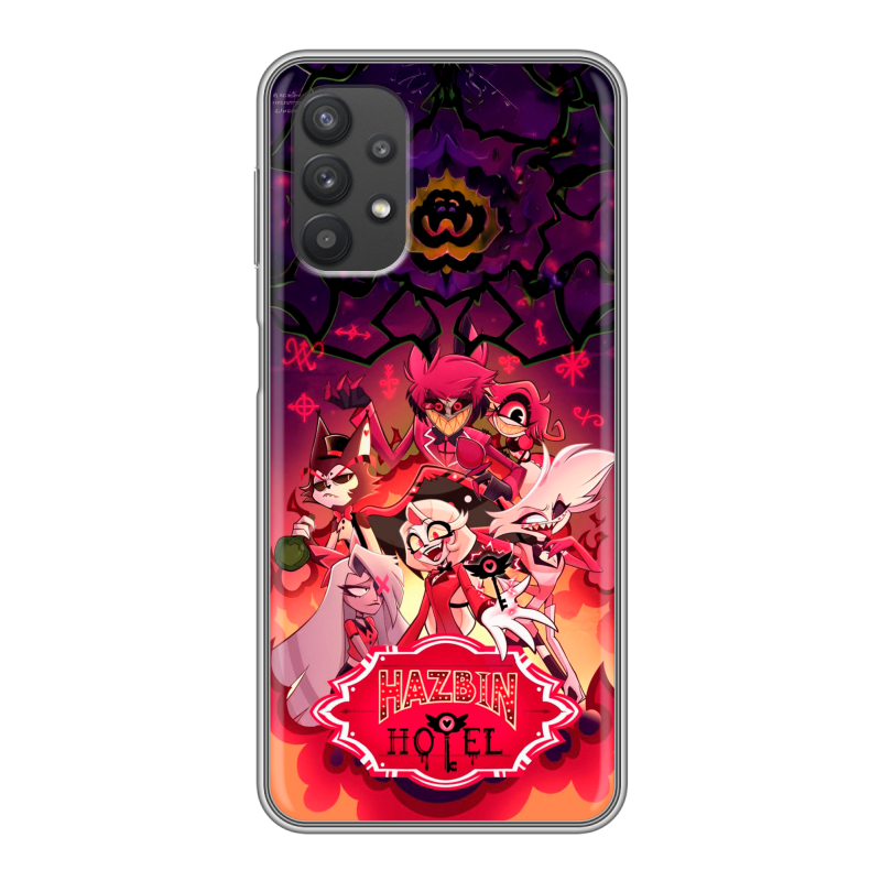 Силиконовый чехол на Samsung Galaxy A32 с принтом Hazbin Hotel Отель Хазбин Силиконовый чехол на Samsung Galaxy A32 с принтом Hazbin Hotel Отель Хазбин