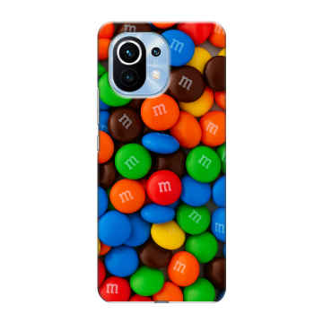 Силиконовый чехол на Xiaomi Mi 11 с принтом Конфеты Силиконовый чехол на Xiaomi Mi 11 с принтом Конфеты