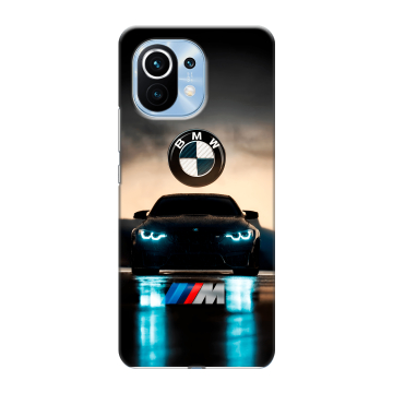 Силиконовый чехол на Xiaomi Mi 11 с принтом БМВ BMW Силиконовый чехол на Xiaomi Mi 11 с принтом БМВ BMW