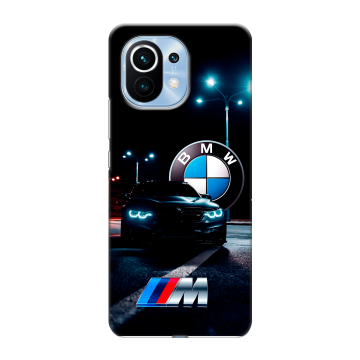 Силиконовый чехол на Xiaomi Mi 11 с принтом БМВ BMW Силиконовый чехол на Xiaomi Mi 11 с принтом БМВ BMW