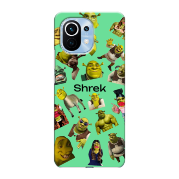 Силиконовый чехол на Xiaomi Mi 11 с принтом Шрек Shrek Силиконовый чехол на Xiaomi Mi 11 с принтом Шрек Shrek