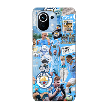 Силиконовый чехол на Xiaomi Mi 11 с принтом Man City Манчестер Сити Силиконовый чехол на Xiaomi Mi 11 с принтом Man City Манчестер Сити