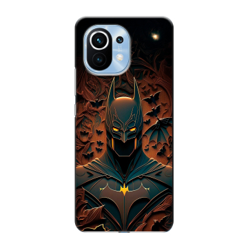 Силиконовый чехол на Xiaomi Mi 11 с принтом Batman Бэтмен Силиконовый чехол на Xiaomi Mi 11 с принтом Batman Бэтмен