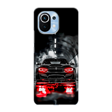 Силиконовый чехол на Xiaomi Mi 11 с принтом BMW БМВ Силиконовый чехол на Xiaomi Mi 11 с принтом BMW БМВ