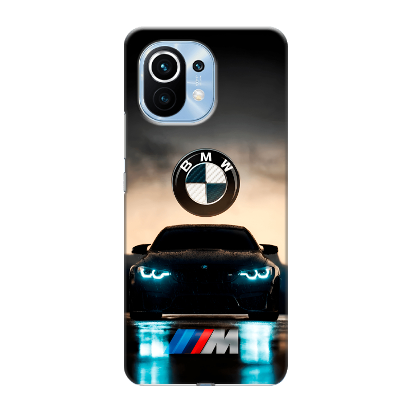 Силиконовый чехол на Xiaomi Mi 11 с принтом БМВ BMW Силиконовый чехол на Xiaomi Mi 11 с принтом БМВ BMW
