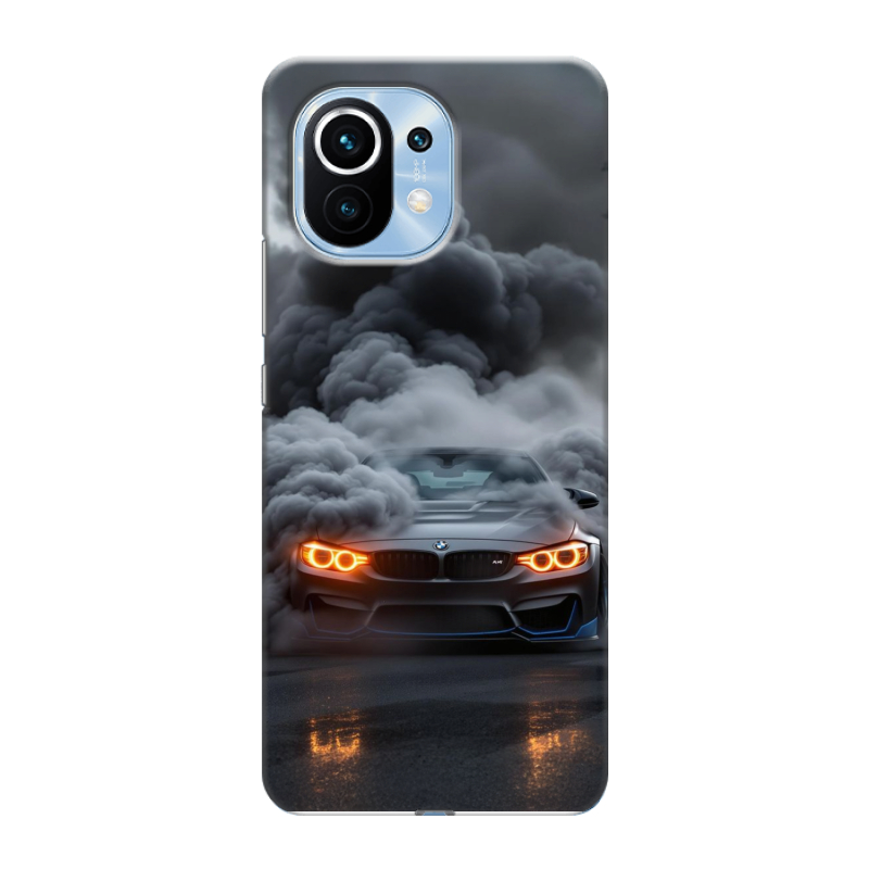 Пластиковый чехол на Xiaomi Mi 11 с принтом BMW БМВ Пластиковый чехол на Xiaomi Mi 11 с принтом BMW БМВ