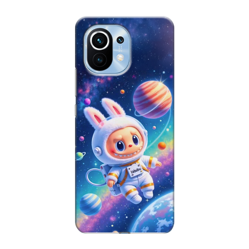 Силиконовый чехол на Xiaomi Mi 11 с принтом Labubu Лабубу Силиконовый чехол на Xiaomi Mi 11 с принтом Labubu Лабубу