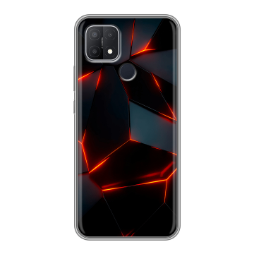 Силиконовый чехол на OPPO A15 с принтом Яркие абстракции Силиконовый чехол на OPPO A15 с принтом Яркие абстракции