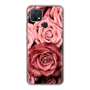 Силиконовый чехол на OPPO A15 с принтом Цветы розы Силиконовый чехол на OPPO A15 с принтом Цветы розы